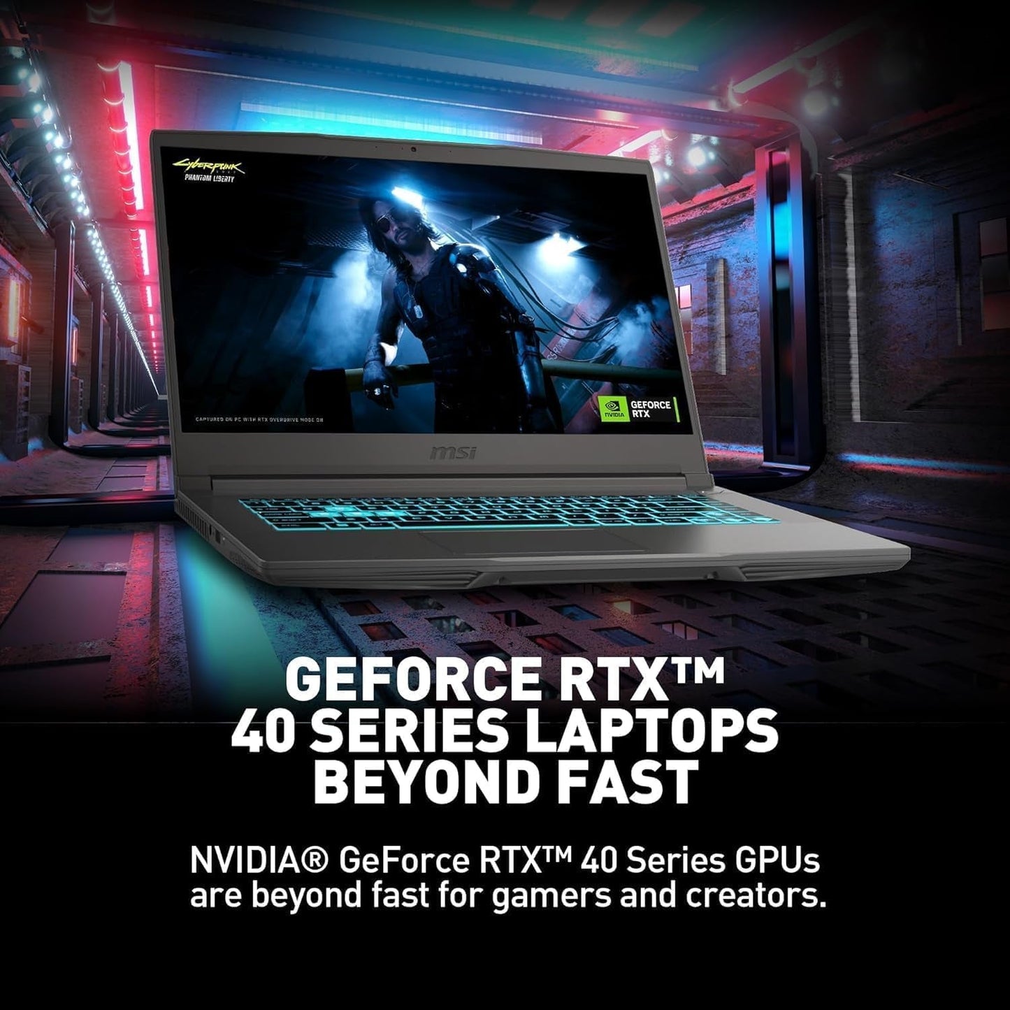 Msi Thin 15 15.6" FHD 144Hz Gaming Laptop, Intel I5-13420H (8 Cores, up to 4.6 Ghz), NVIDIA Geforce RTX 4050, 32GB RAM, 1TB Pcie SSD, Wi-Fi 6E, USB-C, Backlit Keyboard, HD Camera, Gray, Windows 11