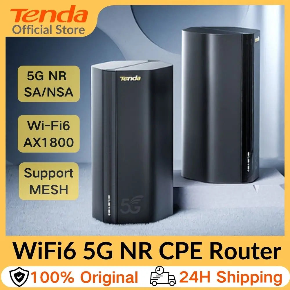 5G SIM Router WiFi 6 Dual-Band 2.4/5GHz 5G/4G/3G Multi-Mode Mesh Router WiFi Hotspot Gigabit LAN