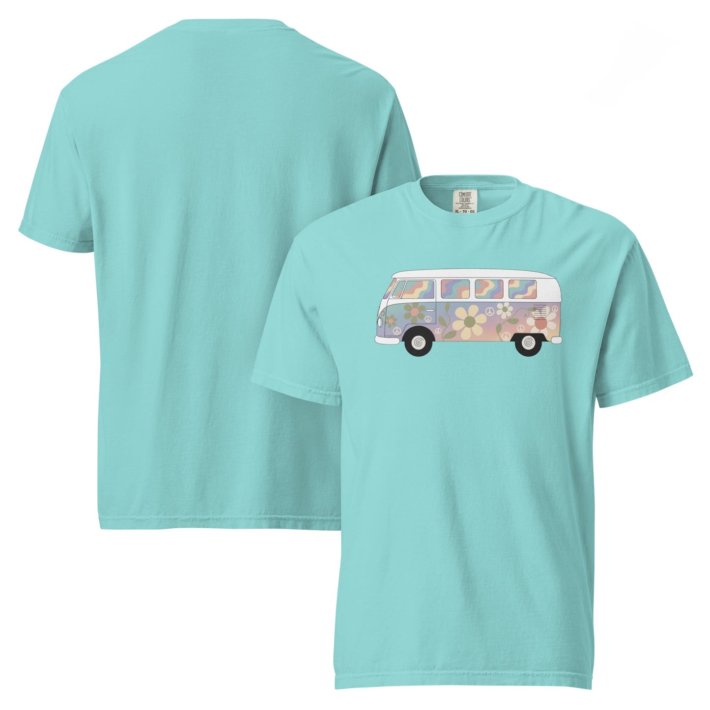 Open Road Psychedelic VW Bus T-Shirt