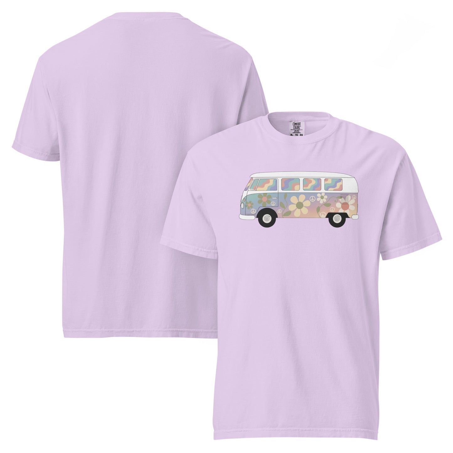 Open Road Psychedelic VW Bus T-Shirt