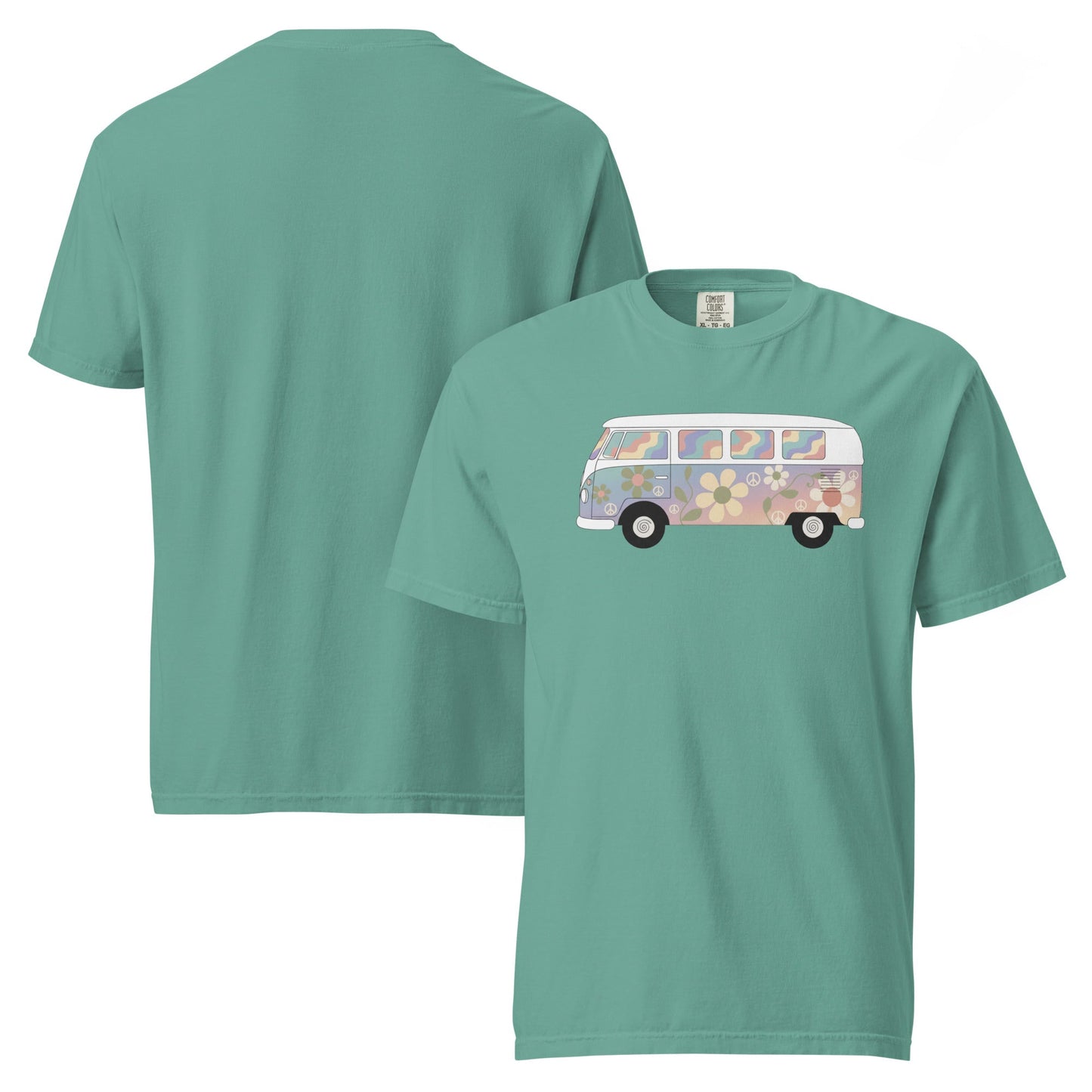 Open Road Psychedelic VW Bus T-Shirt