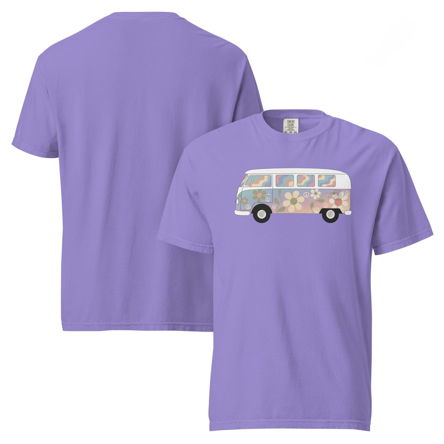 Open Road Psychedelic VW Bus T-Shirt
