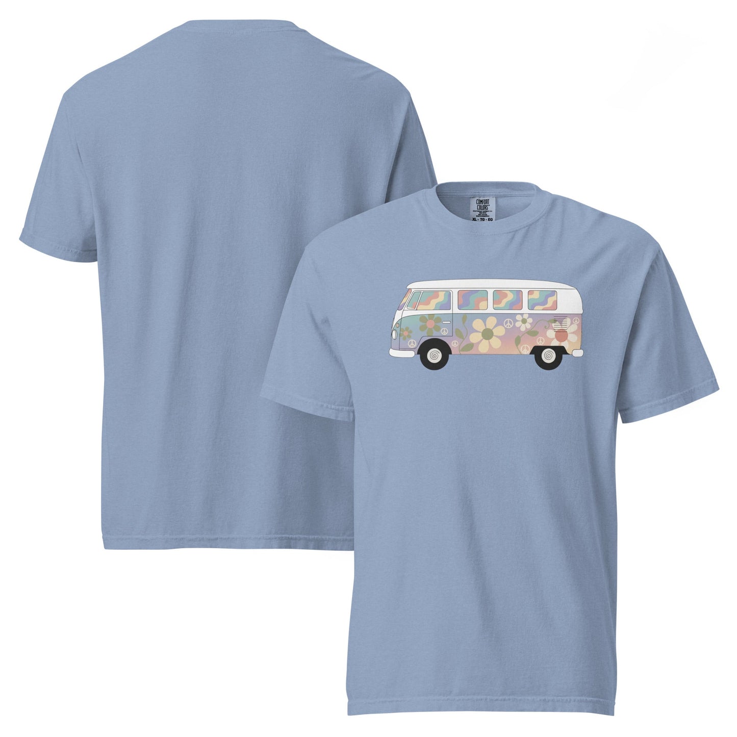 Open Road Psychedelic VW Bus T-Shirt