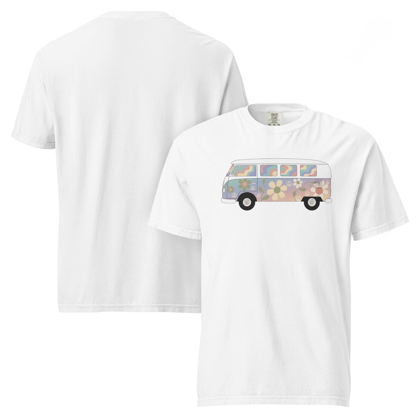 Open Road Psychedelic VW Bus T-Shirt